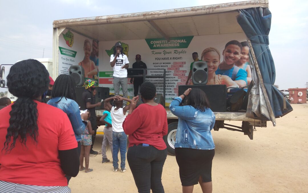 Young people positively welcome the Constitution Moving Caravan campaign